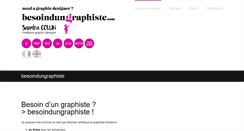 Desktop Screenshot of besoindungraphiste.com